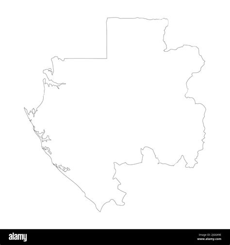 Mapa De Gabón Imágenes De Stock En Blanco Y Negro Alamy