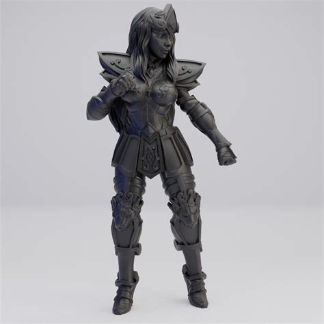 Hot Goblin レオ 女性戦士ミニチュア ホットゴブリン TRPG 鎧