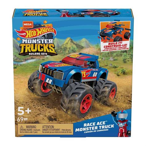 Oyuncak ArabalarHot WheelsMAT HDJ93194735078301Mega Hot Wheels Race Ace Monster Truck