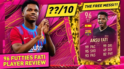 Ansu Fati Fifa 21 Futties 5 Skill Move Upgrade 96 Futties Fati Player