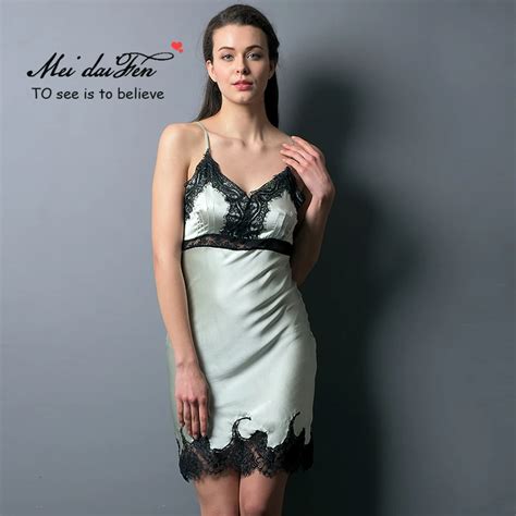 Meidaifen Sexy New Model Nighties Mature Silk Nightwear Women Silk