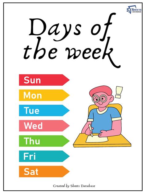 Days of The Week Worksheets | PDF