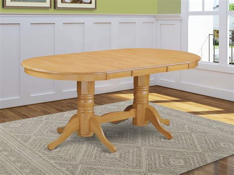 East West Furniture Butterfly Leaf Oval Wood Dining Table Oak Table