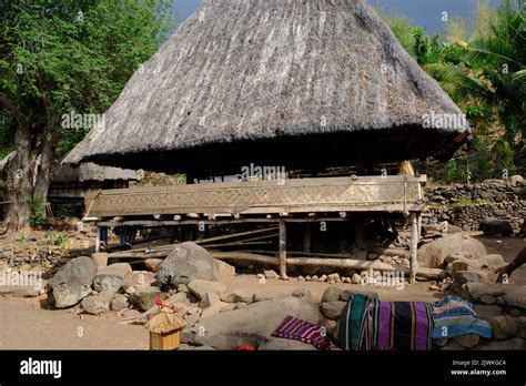 Indonesia Alor Island - Takpala Traditional Village Stock Photo - Alamy