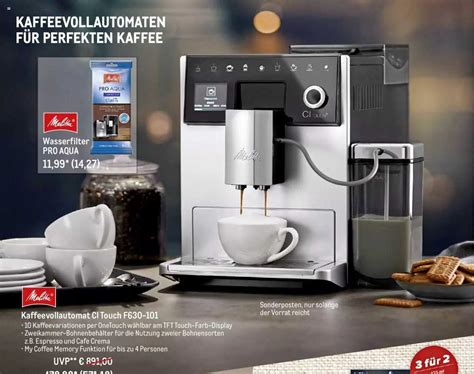 Melitta Kaffeevollautomat Cl Touch F630 101 Angebot Bei METRO