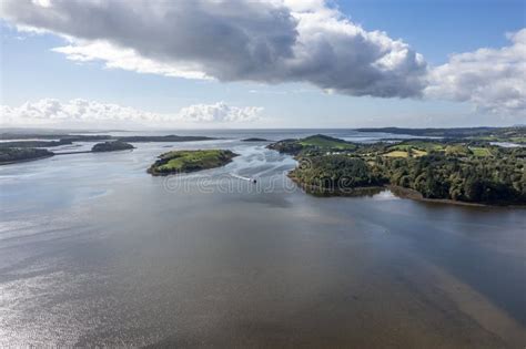 Aerial View of Ballyboyle Island at Donegal Town, County Donegal ...