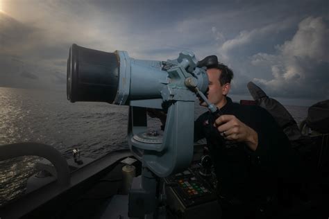 DVIDS Images USS Sioux City Sailor Stands Lookout Watch Image 1 Of 3