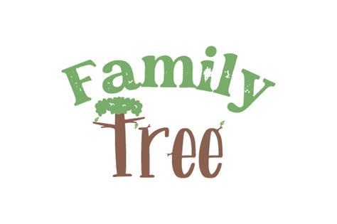 Family Tree - Word Art SVG Cut file by Creative Fabrica Crafts ...