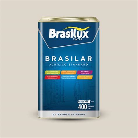 Tinta L Tex Acr Lica Standard Exterior Superf Cies L Brasilar