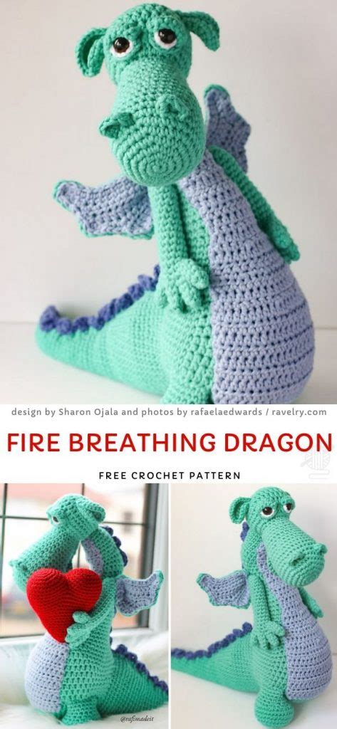 15 Free Crochet Dragon Patterns