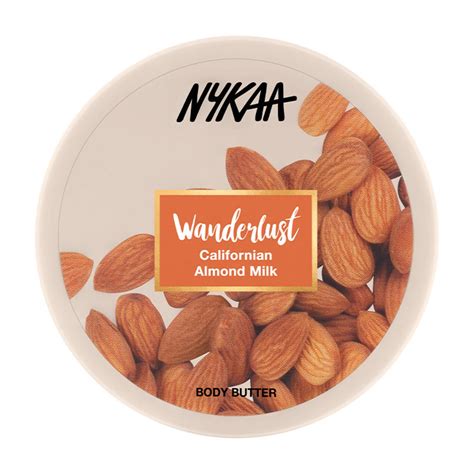 Nykaa Naturals Wanderlust Body Butter Californian Almond Milk Oz