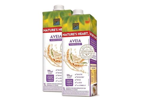 Kit 2x Bebida Vegetal De Aveia Natures Heart Nestlé 1 Litro Com O