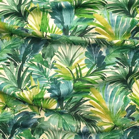 Palm Leaf Fabric - Etsy