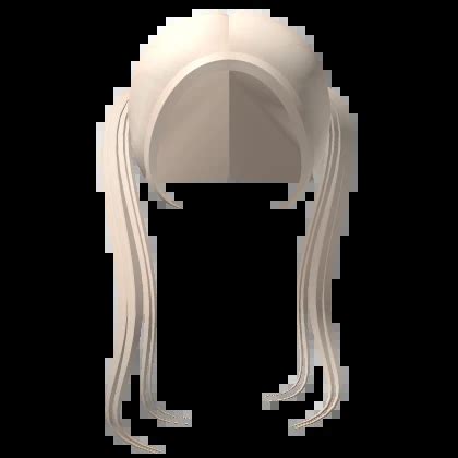 Straight Split Pigtails In Platinum Blonde Roblox Item Rolimon S