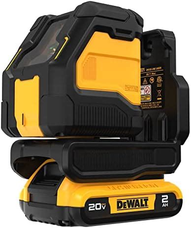 DEWALT 20V MAX Laser Level Kit Cross Line Laser 3x360 Green