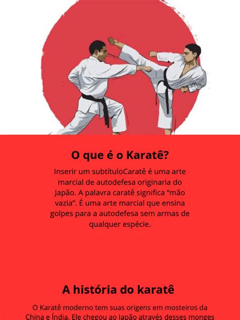 O Que Significa Karatê - O que é o Karatê? História e Regras | PDF