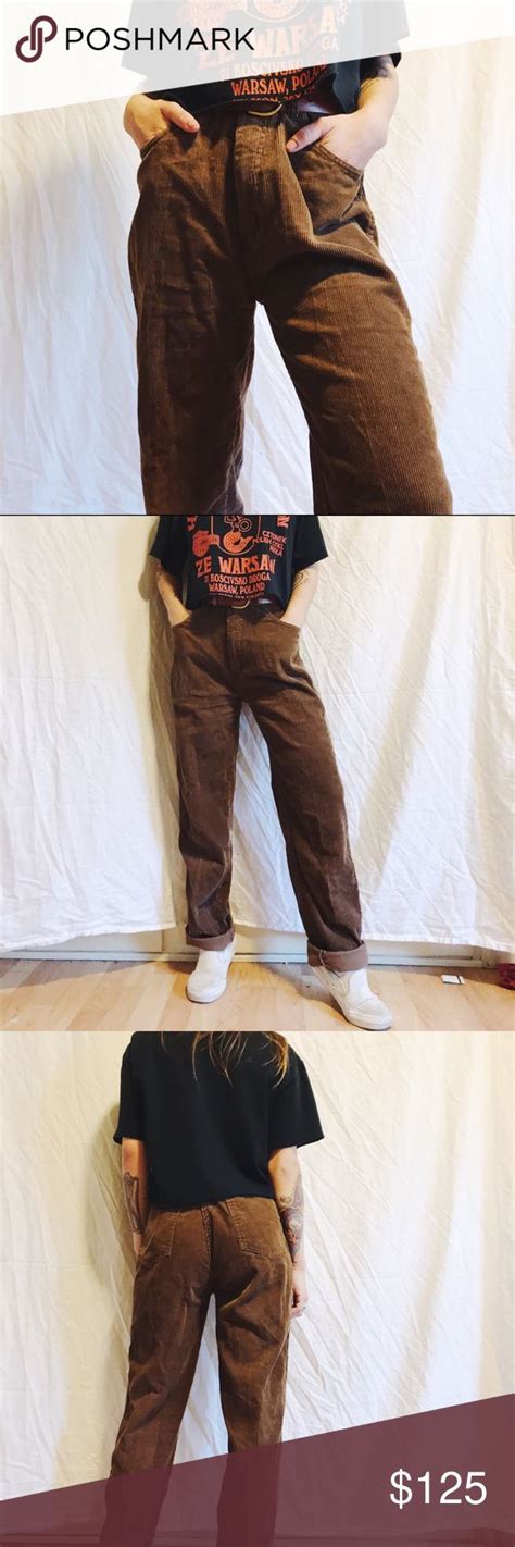 True Vtg 80s High Waisted Corduroy Pants Absolutely Perfect And