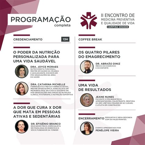 II Encontro De Medicina Preventiva E Qualidade De Vida De Campina