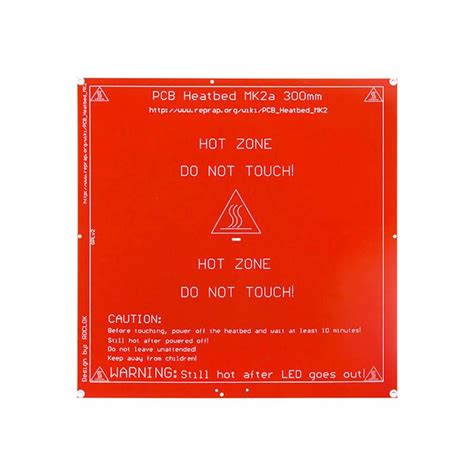 X X Mm V PCB Heatbed Bed Hot Plate Kit For D Printer ZENIX Store LLC