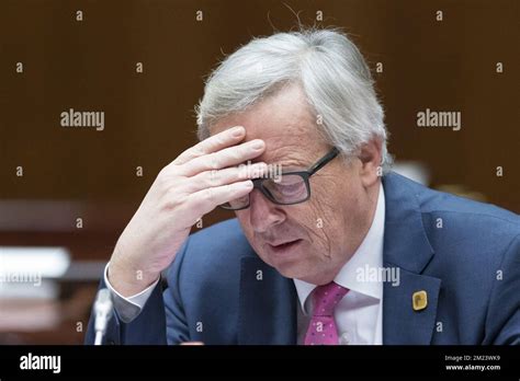 European Commission President Jean-Claude Juncker pictured during an EU ...