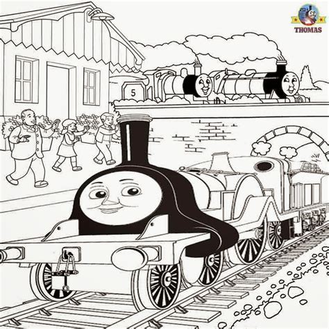 Coloring Pages: Thomas the Tank Engine Coloring Pages Free and Printable