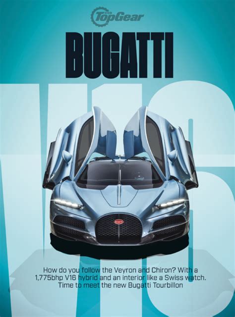 Bbc Top Gear Magazine August Page Bugatti Guide Mags Direct