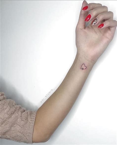 Simple Small Heart Tattoo Design For Woman On Valentine S Day To