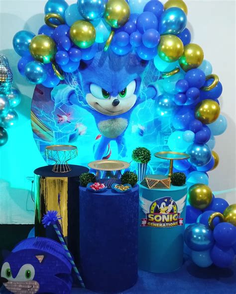 Fiesta De Sonic Decoraciones Fondos Dulceros Pasteles Y Mucho M S