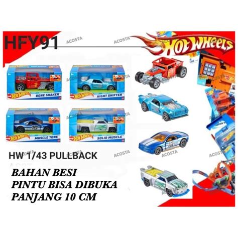 Jual Hot Wheels 1 43 Pullback Bahan Besi Pintu Bisa Dibuka Panjang 10 Cm Shopee Indonesia