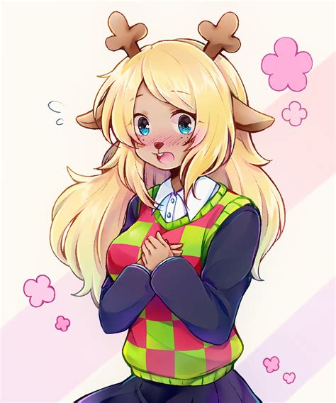 Noelle Holiday Noelle Holiday Drut Deltarune персонажи Drut Characters Anime Is