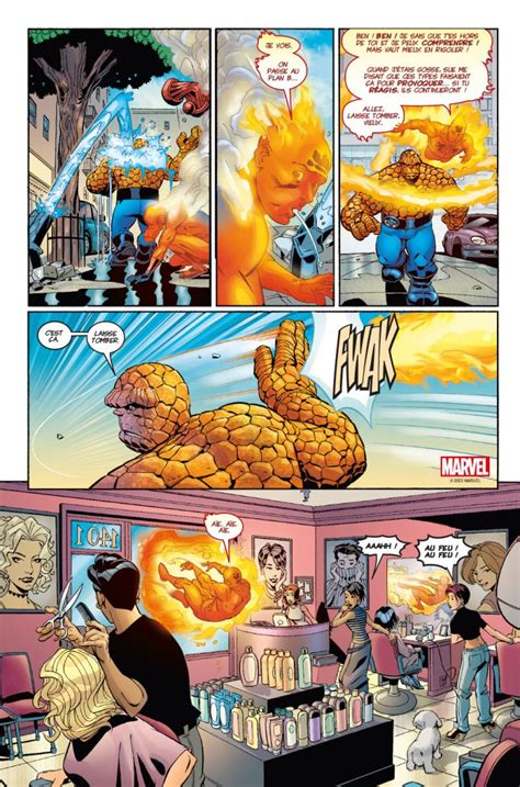 Extrait De L Omnibus Fantastic Four De Mark Waid Mike Wieringo