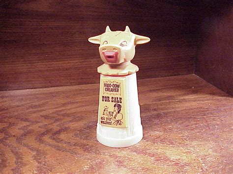 Moo Cow For Sale Ask Your Waitress Promotional Plastic Cow Creamer