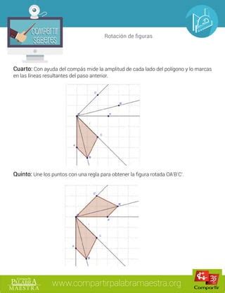 Guía para maestros Rotación de figuras PDF