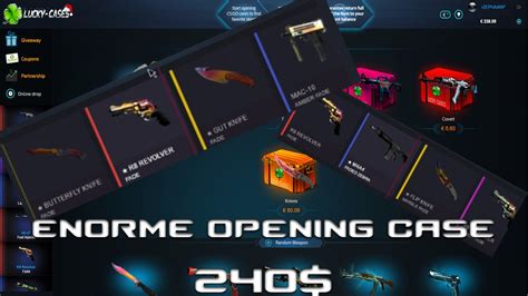 Case Opening Cs Go Sur Lucky Cases Rentable Youtube