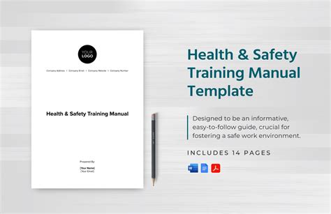 Health & Safety Training Manual Template in PDF, Word, Google Docs ...