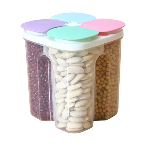 Warkul Grain Storage Box Food Grade Transparent Good Sealing Effect