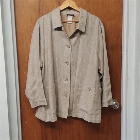 Harve Benard Jackets And Coats Vintage Harve Benard Linen Jacket Poshmark