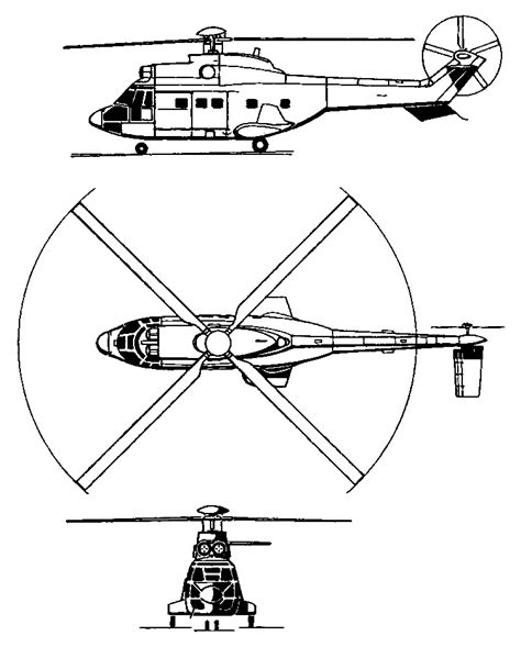 Aerospatiale AS.332 "Super Puma" helicopter - development history ...