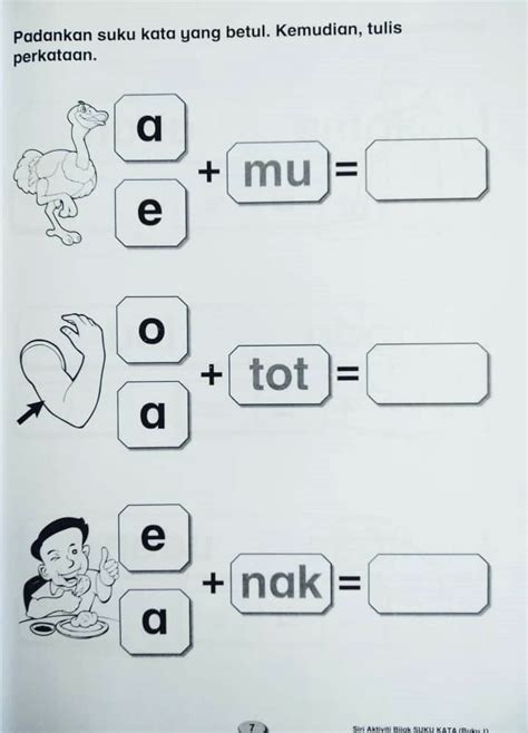 Membaca Suku Kata Prasekolah Terbaru