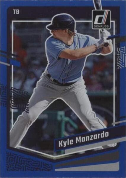 2023 Panini Donruss Holo Blue 147 Kyle Manzardo RC For Sale Online