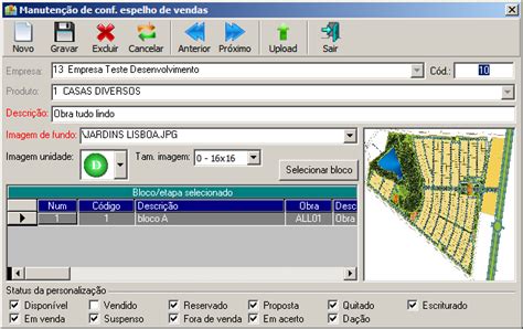 Configura O Do Espelho De Vendas Virtuau Globaltec