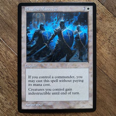 Flawless Maneuver A Mtg Proxy Abyss Proxy Shop Enhance Your