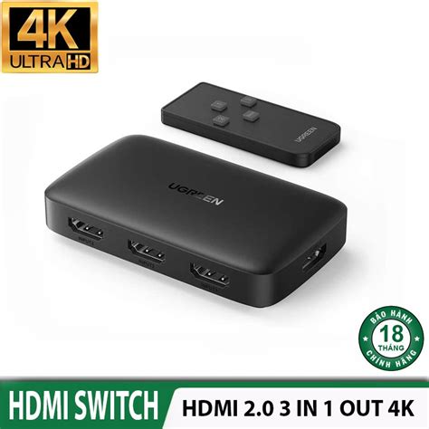 Ugreen 80125 CM332 Genuine 3-In-1 Output HDMI Combiner | Shopee Singapore