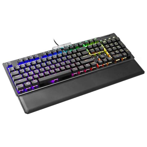 Evga Z Rgb Gaming Keyboard Rgb Backlit Led Hot Swappable Mechanical Kailh Speed Silver