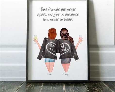 Personalised Best Friends Print This Personalised Print Is The Perfect