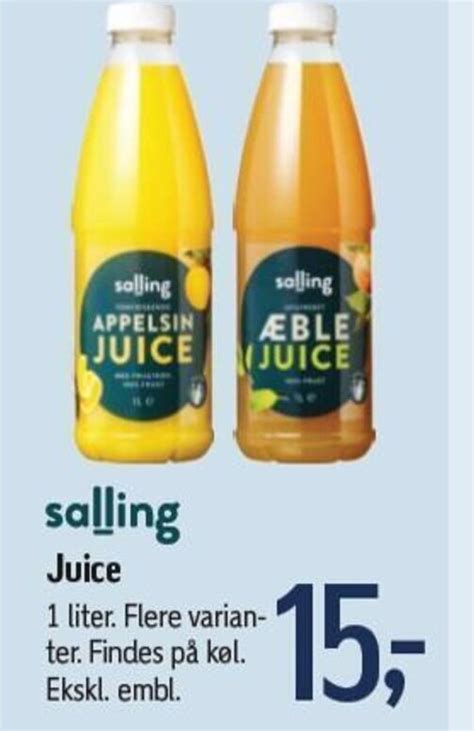 Salling Juice Tilbud Hos F Tex