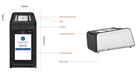 Desktop Smart Pos Terminal Qr Code Scanner With Printer