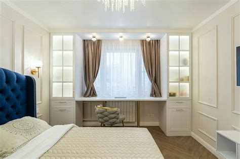 Рабочая зона у окна для школьника на заказ в Москве за 5 дней. Стол и ...