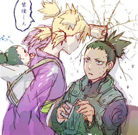 Temari Nara Shikamaru And Nara Shikadai Naruto And More Drawn By