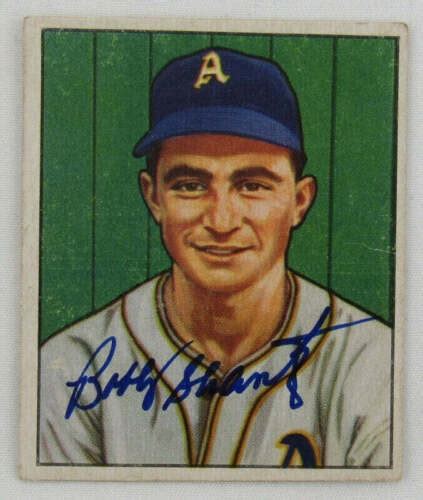 Bobby Shantz Signed 1950 Bowman Gum Topps Baseball Card EBay